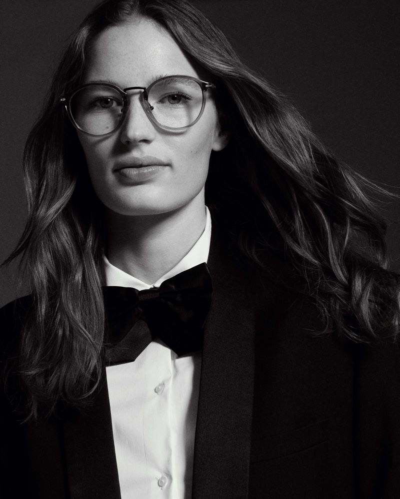 Gemma Francis-Burnett leads Persol summer 2023 advertising for sunglasses.