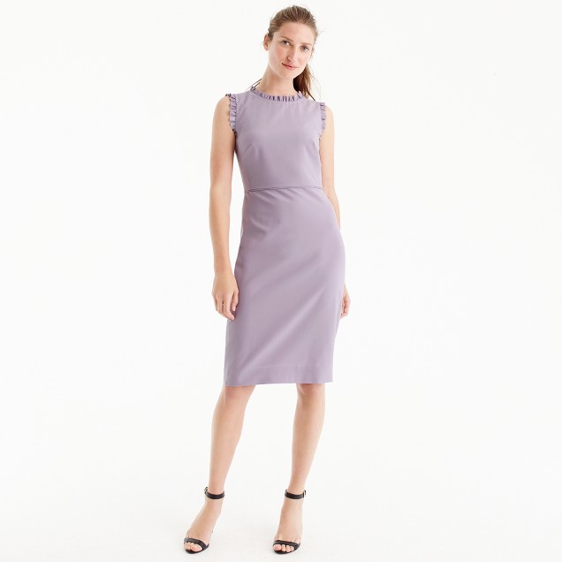 Ruffle-trim dress