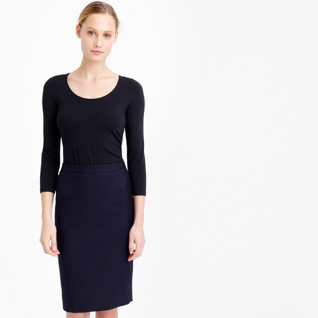 Stretch suiting T-shirt